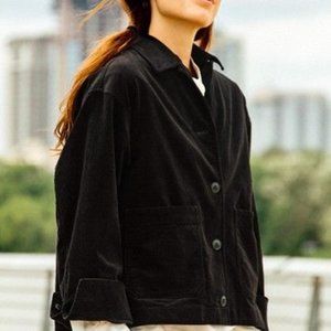 Uniqlo Black Corduroy Jacket